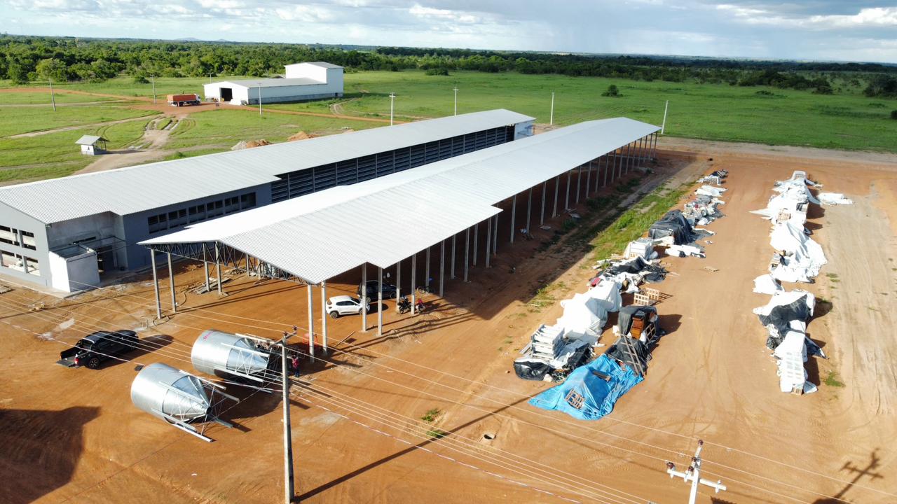 Galpão misto vista aérea